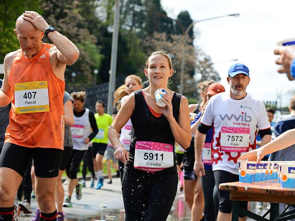 Impressionen vom 14. Freiburg-Marathon am 2. April 2017