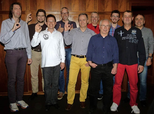 Der neue Vorstand der TSG mit (von lin...t, Jrgen Beierer und Jrgen Stettner   | Foto: zvg