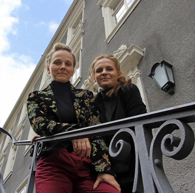 Alexandra Meier und Bea Hoffmann-Heyde... Hofbibliothek wird es  nicht geben.    | Foto: Vollmer