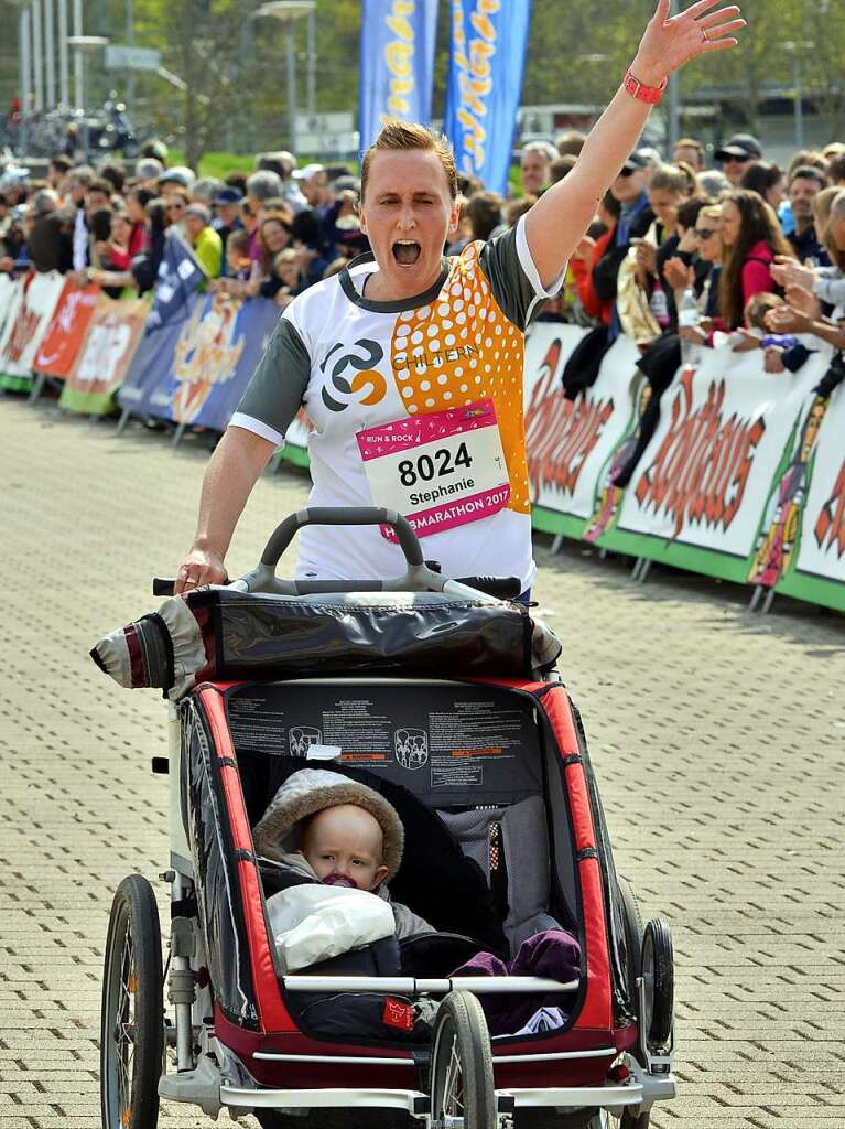 Impressionen vom 14. Freiburg-Marathon am 2. April 2017