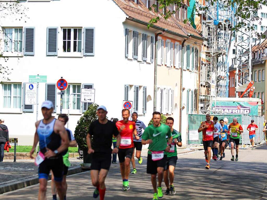 Impressionen vom 14. Freiburg-Marathon am 2. April 2017