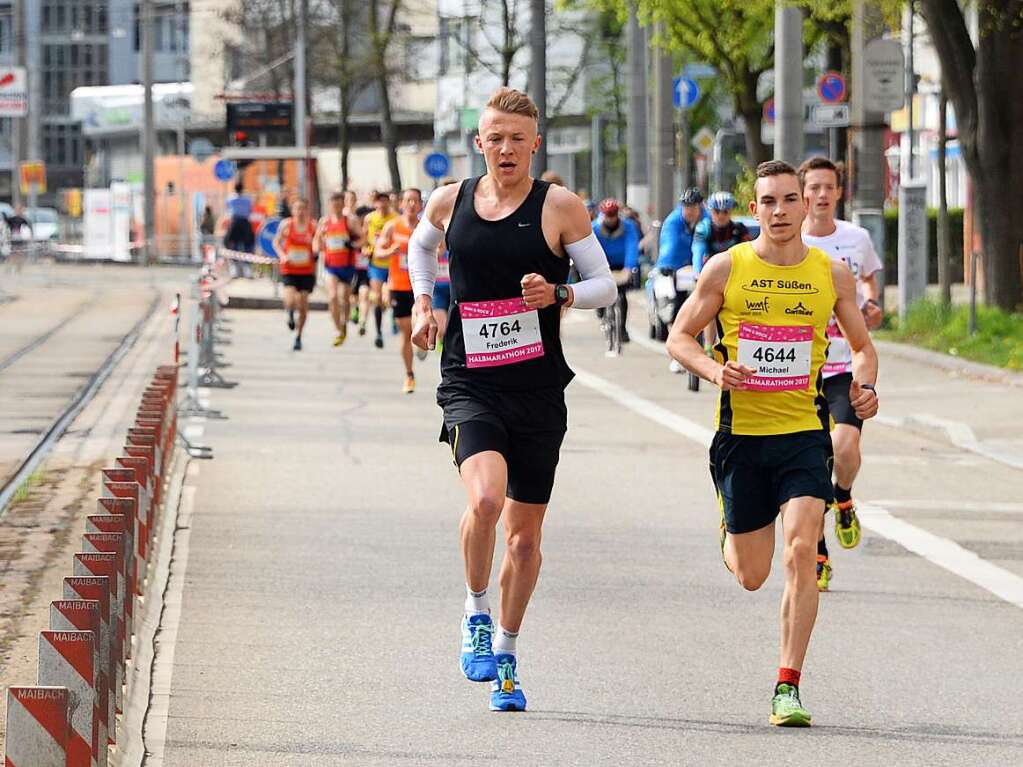 Impressionen vom 14. Freiburg-Marathon am 2. April 2017