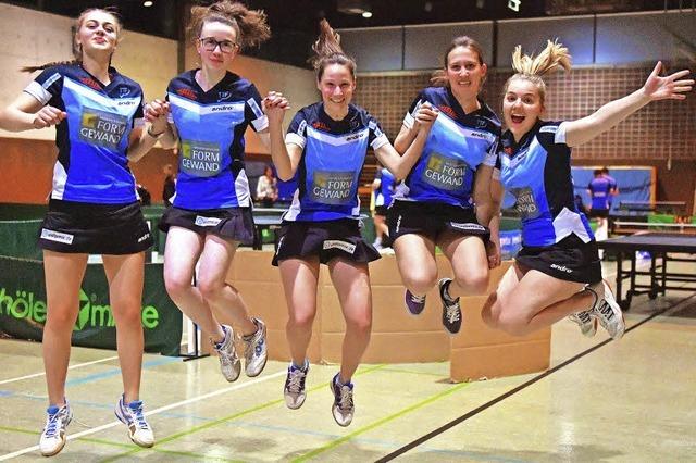 Frauenteam der Tischtennisfreunde Stühlingen steigt auf
