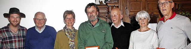 Bei der Hauptversammlung wurden langj... Erich Jahn, Nana und Joachim Wurster.  | Foto: privat