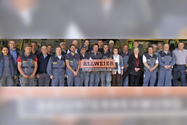 In schwieriger Zeit Grundstein fr florierendes Baugeschft gelegt