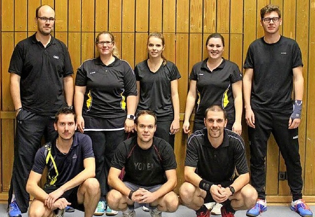 Die erfolgreiche Badminton-Spielgemein...k, Christian Wolf und Pascal Schmidt    | Foto: Badminton Club Eimeldingen