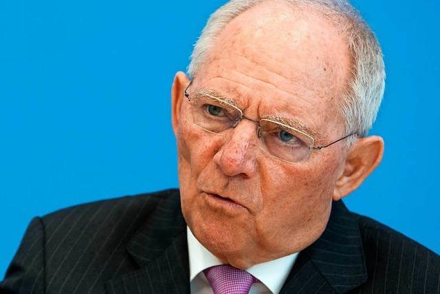 Wolfgang Schäuble lehnt Vermögensteuer klar ab