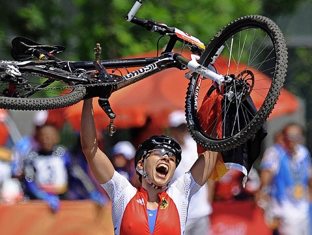 Glcksmoment: Olympiasieg 2008 in Peking   | Foto: dpa/Skyder
