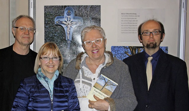 Die &#8222;Macher&#8220; der Ausstellu... und Pastoralassistent Benjamin Vogel.  | Foto: Christiane Franz