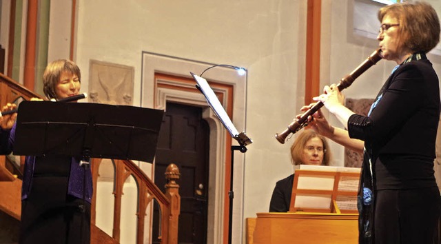 Sonja Kanno-Landoll, Beate Rux-Voss und Ulrike Wettach-Weidemaier (von links).  | Foto: Katharina Bchle