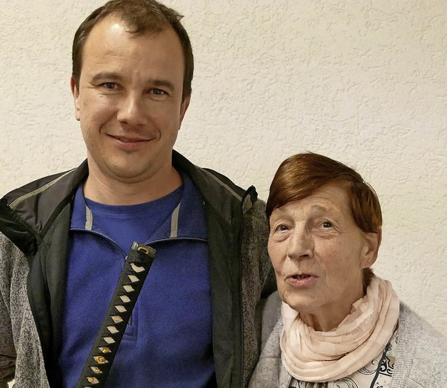 Geehrt fr langjhrige Mitgliedschaft: Jrg Rittmann und Bernadette ter Halle.   | Foto: Miloslavic