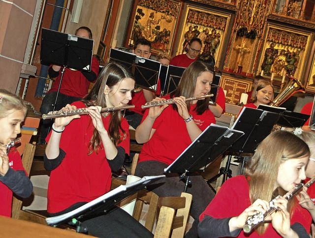 &#8222;Kids in Concert&#8220; in der  Eichsler Kirche kam  an.   | Foto: Petra Wunderle