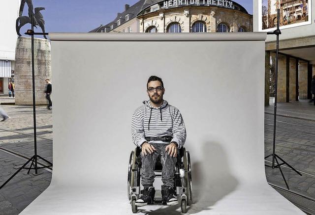 Menschen mit Handicap waren die Models beim Shooting fr das Fotoprojekt .  | Foto: Privat