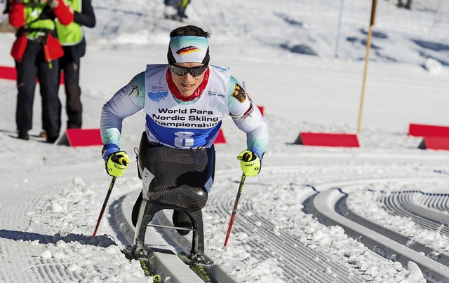 Martin Fleig bei einem Rennen der  Wel...en im Februar im bayerischen Finsterau  | Foto: Nordski