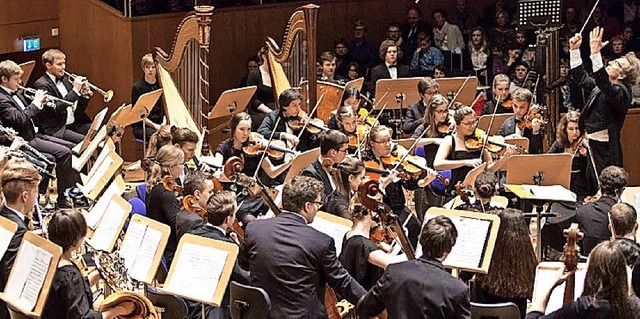 Das Jugendsinfonieorchester aus Dsseldorf spielt in Buchenbach.   | Foto: Tonhalle