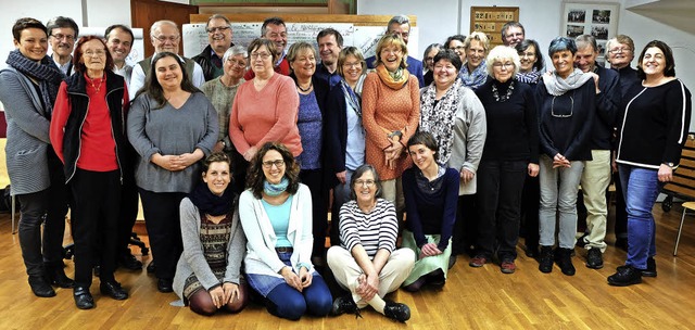 Gemeindemitglieder der evangelischen P...meinde diskutierten ber die Zukunft.   | Foto: ZVG