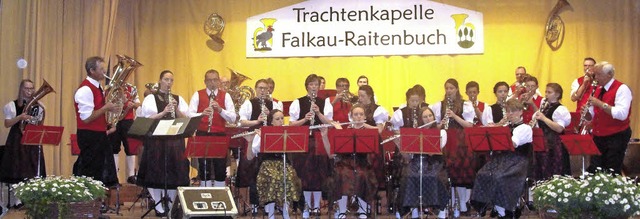 Hubert Drflinger (Zweiter von links) ...hen der Musikerinnen und Musiker ein.   | Foto: Tina Httich