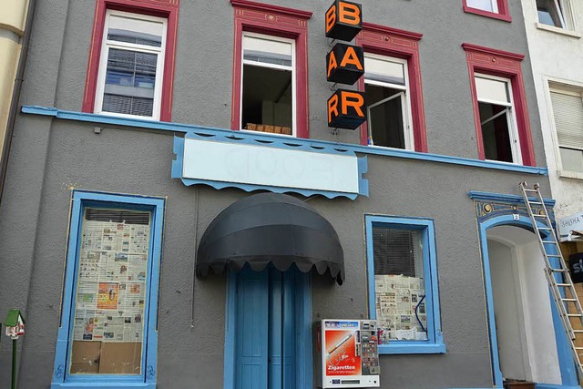 Die Playboy Bar ist Geschichte. Bald erffnet hier ein Bistro.  | Foto: Anika Maldacker
