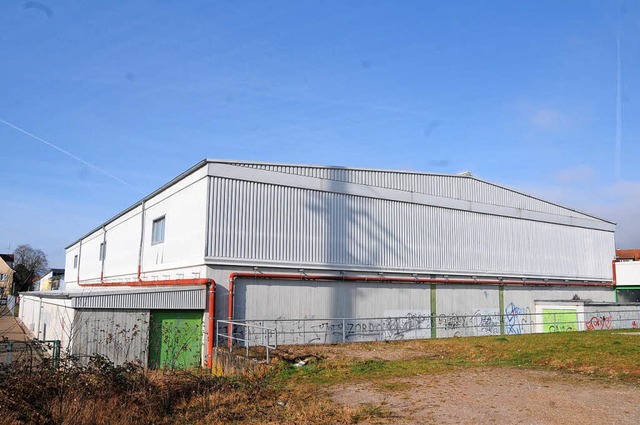 Steinens Sporthalle an der Kchlinstra...iert. Die Planungen fr Ersatz laufen.  | Foto: Robert Bergmann