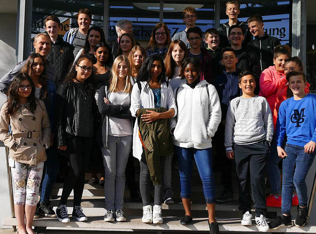 Klasse 8b der Pestalozzi-Realschule aus Freiburg