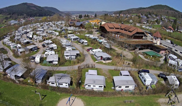 Viele bernachtungen gehen auf das Konto des Campingplatzes.   | Foto: Ch. Breithaupt