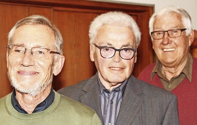 Sie sind seit vielen Jahren dem Mnner...Reichmann und Hermann Janen (rechts).  | Foto: Eva Korinth