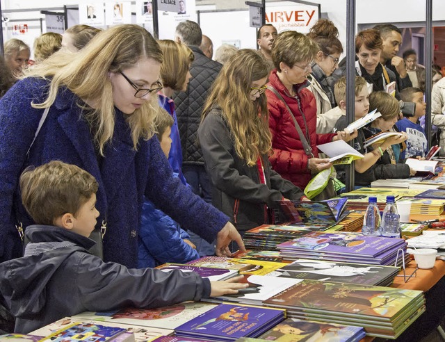 Mit dem neuen Namen Forum du livre sta... Auflage der Buchmesse in Saint-Louis.  | Foto: Jean=Marie Juraver
