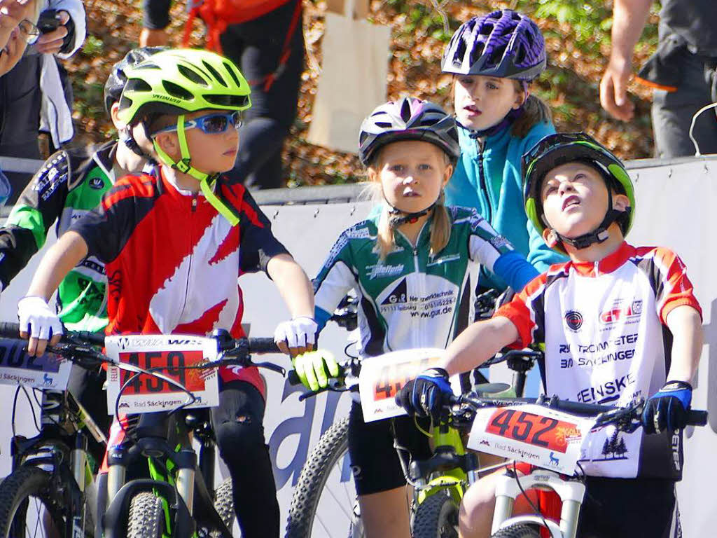 Das Stogebet gen Himmel half: Samuel Kaiser (r.) vom RSV Bad Sckingen gewann des U11-Rennen beim Kids-Cup.