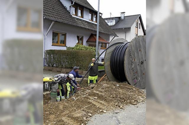 Schneller durch Glasfaser