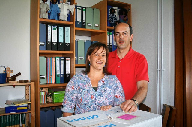 Sverine Bacigalupo und ihr Mann Vito Bacigalupo.  | Foto: ines bode