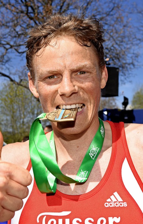 Eine Medaille gibt es fr Benedikt Hof...elleicht wieder beim Schluchseelauf.    | Foto: seeger