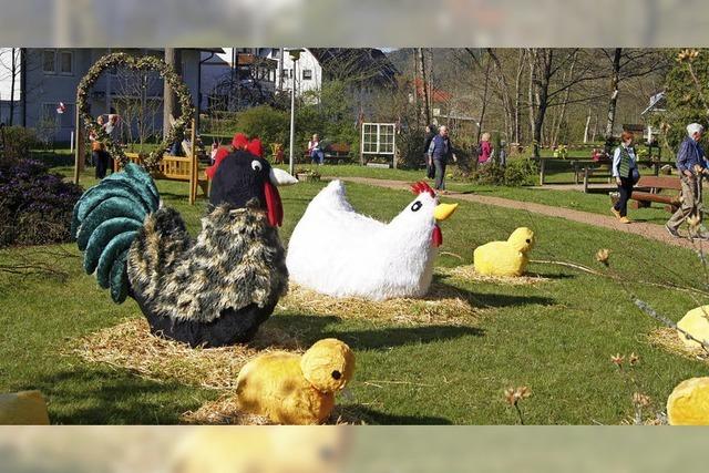 Tausende von nah und fern strmten ins Dorf