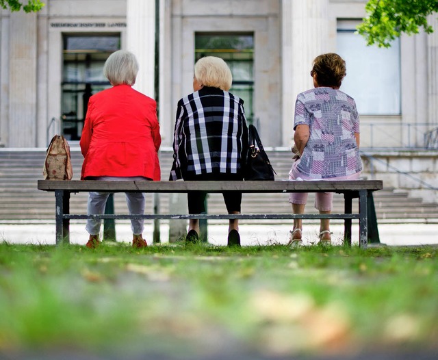 Viele ltere Frauen nehmen schtigmachende Pillen zu sich.   | Foto: DPA