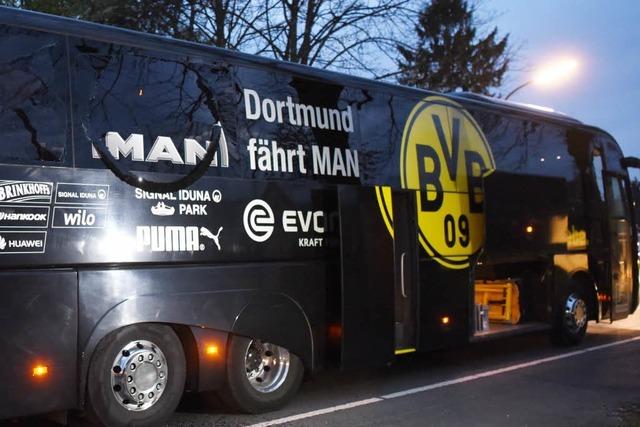 Spiel Borussia Dortmund gegen AS Monaco nach Explosionen am Bus abgesagt