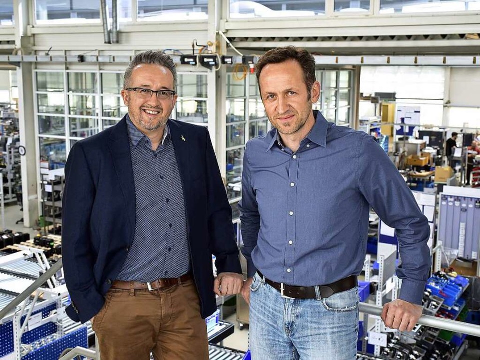 Geschäftsführer Daniel (l.) und Joachim Huber  | Foto: Thomas Kunz