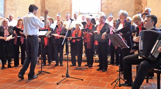 Fr Begeisterung sorgte das Konzert de...ler in der Mllheimer  Martinskirche.   | Foto: Bianca Flier