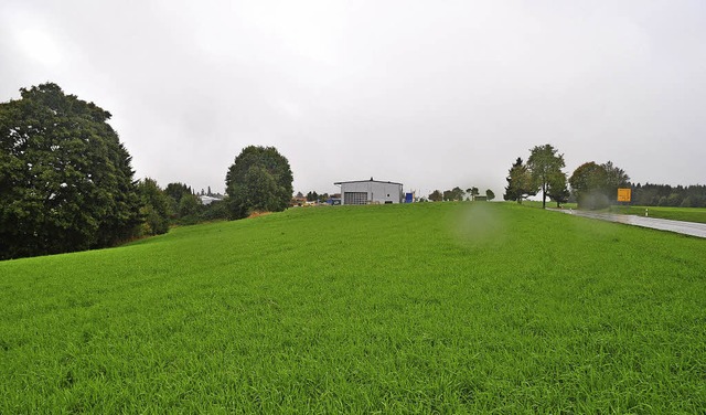 Die Erweiterungsflche des  Gewerbegeb...edlung des jetzigen  Gewerbegebietes.   | Foto: Stefan Pichler