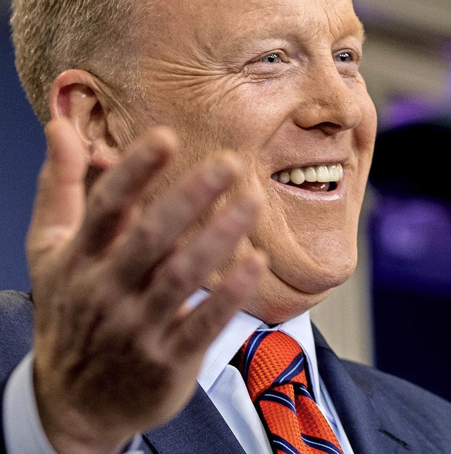 Trumps Sprecher Spicer  | Foto: dpa