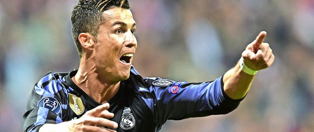 Der Matchwinner in Mnchen: Cristiano Ronaldo   | Foto: afp