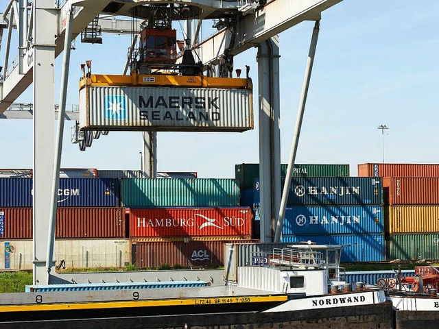 89 Millionen Franken Wertschpfung kn...in neues Containerterminal generieren.  | Foto: Manfred Richter