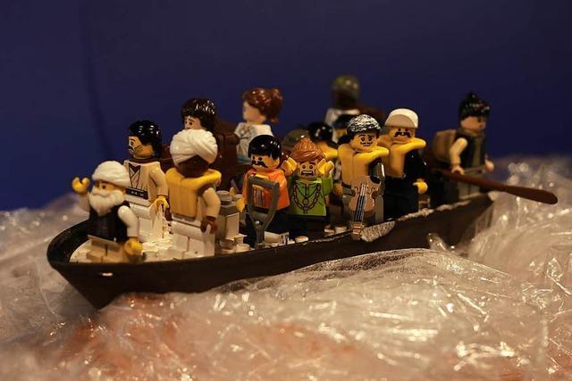 Warum zwei Freiburger mit Kindern einen Flüchtlingsfilm aus Lego gedreht haben