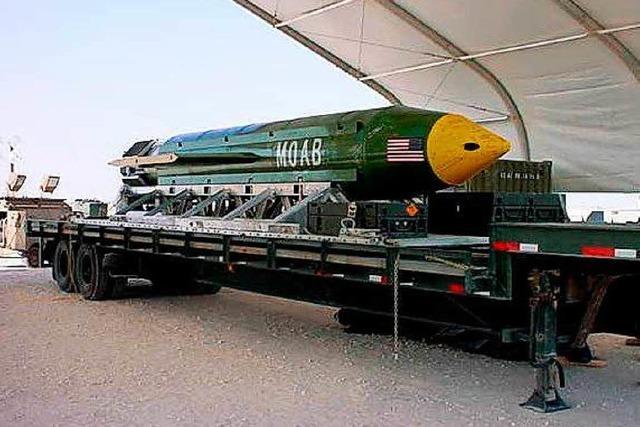 USA werfen Riesenbombe in Afghanistan ab