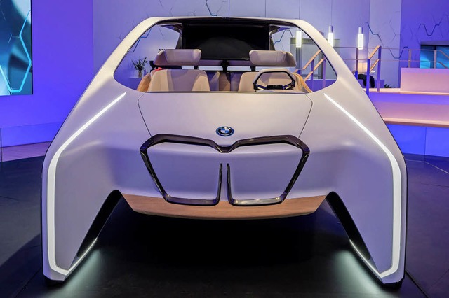 Die Studie &#8222;i Inside Future&#822...das Auto der Zukunft aussehen knnte.   | Foto: Tom Kirkpatrick/BMW/dpa