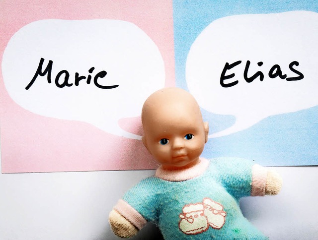 Vornamen, die gern genommen werden: Marie und Elias   | Foto: dpa
