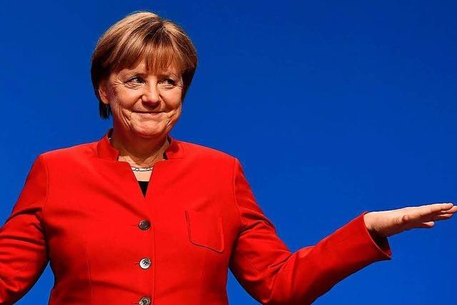 Merkel zieht in den Umfragen an Schulz vorbei