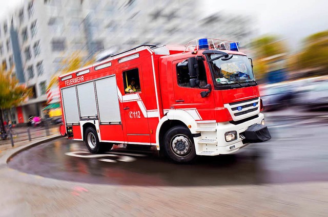 Eine brennede Mlltonne musste die Lrracher Feuerwehr lschen (Symbolbild).  | Foto: Eyetronic (Fotolia)