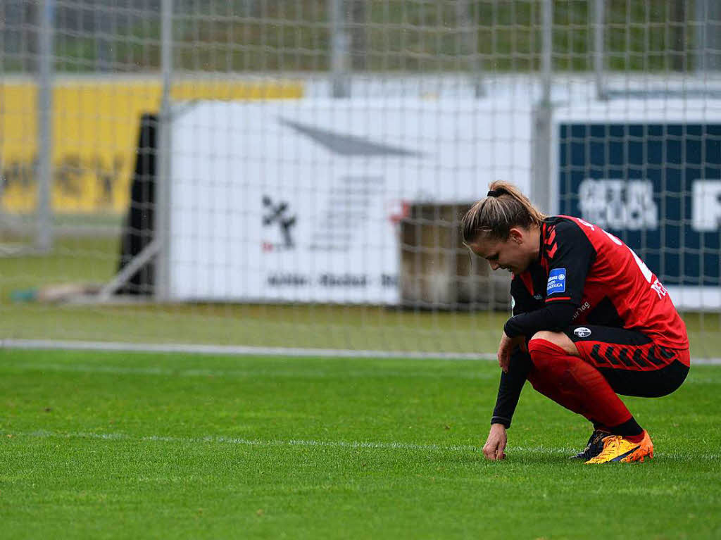 Die Fuballerinnen des SC Freiburg scheitern wieder im Pokal Halbfinale