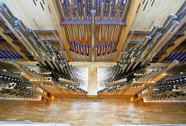 Die Pfeifen der Orgel von Kunming  | Foto: Spth Orgelbau