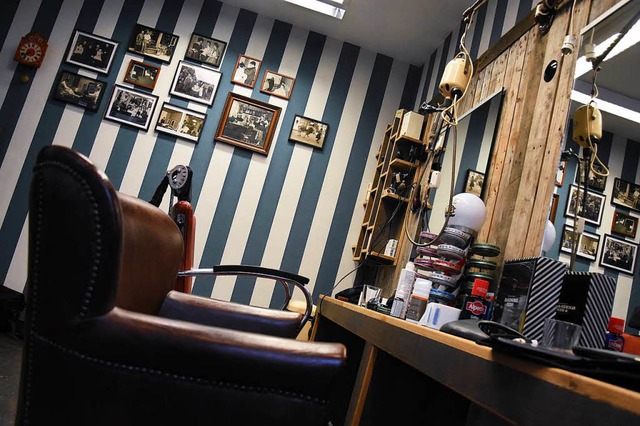 So sieht es aus, das &#8222;Barber&#8217;s Room&#8220;  | Foto: Jonas Hirt