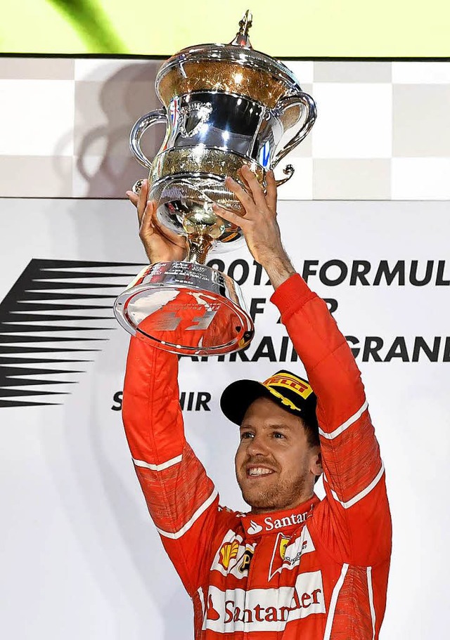 Sebastian Vettel gewinnt Formel-1-Renn...n zum zweiten Mal  in dieser Saison ab  | Foto: AFP